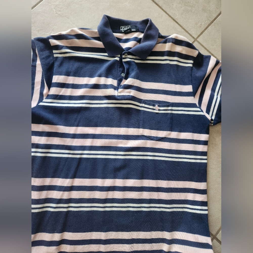 Mens polo short sleeved shirt